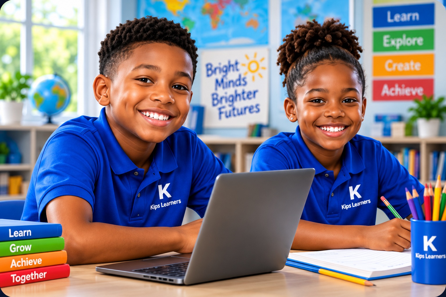 Caribbean students learning together with KIPS